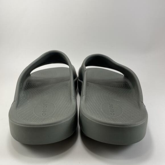 Oofos Ooahh Slide Sandals Mens Size 13 Green Comfort Recovery Relax Shoes main image 4
